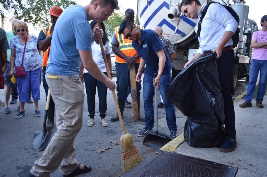 NOLA Public Works has been working with residents to teach them how they can play a role in catch basin maintenance.