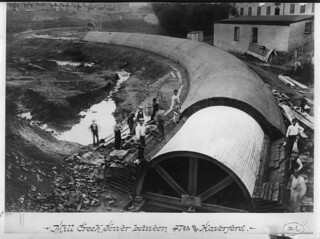 This is one of the city's early creek culverts. (Photo courtesy of the Philadelphia Water Department)